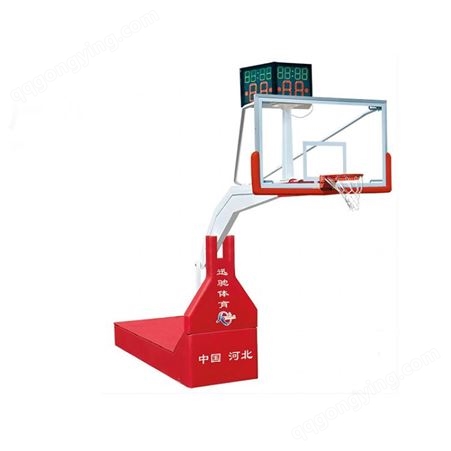 厂家直供户外移动升降篮球架配备钢板玻璃篮板适用于学校体育馆