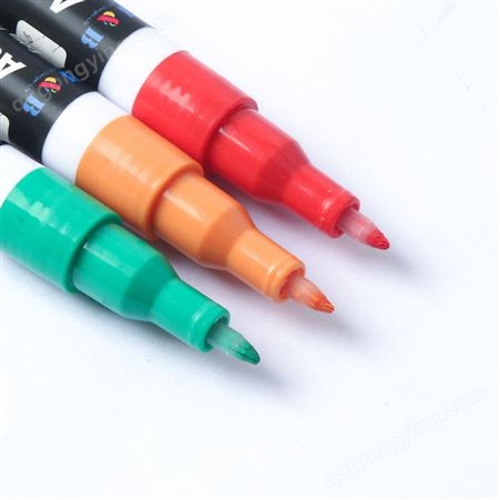H&B18色丙烯马克笔套装 单头彩色水性水彩笔 美术涂鸦画笔现货批发